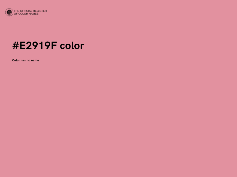 #E2919F color image