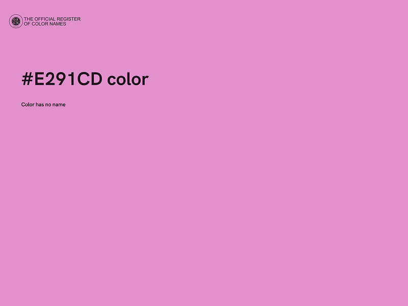 #E291CD color image