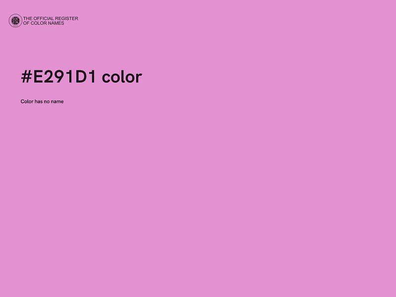 #E291D1 color image