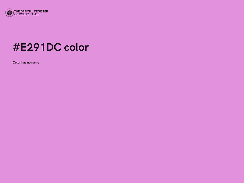 #E291DC color image