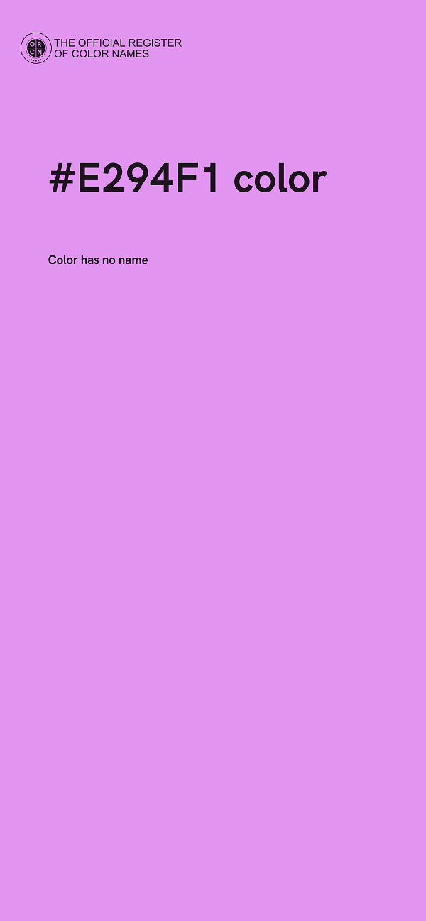 #E294F1 color image