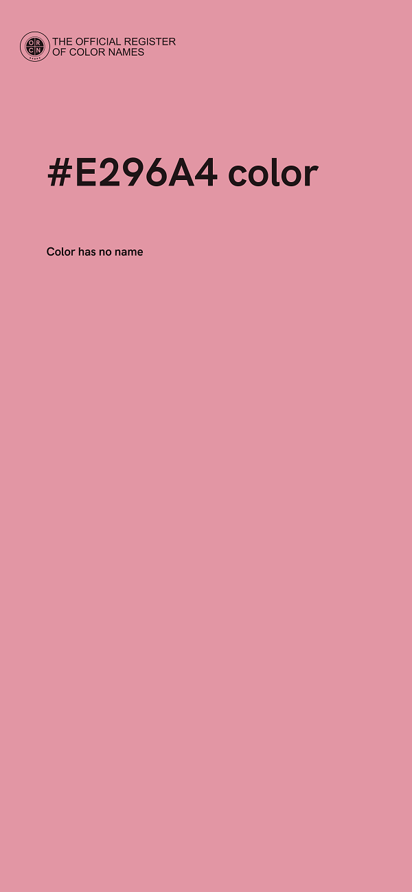#E296A4 color image