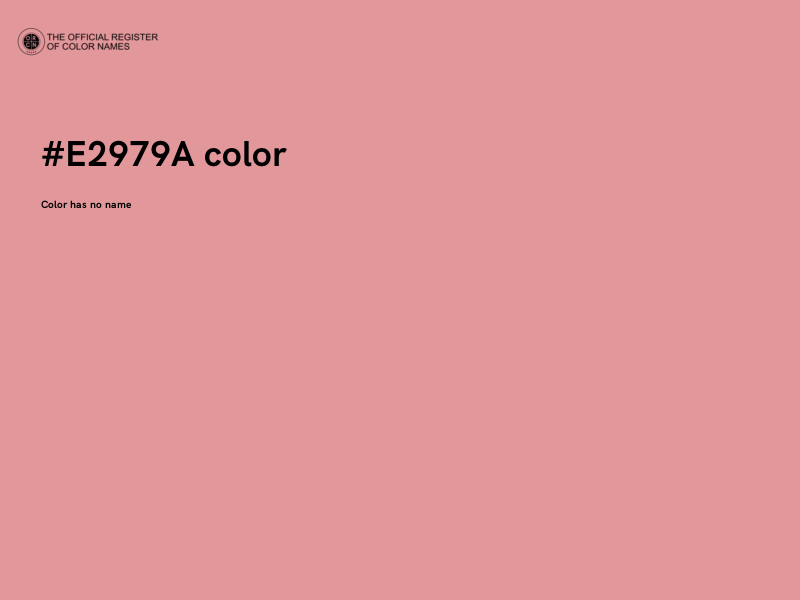 #E2979A color image