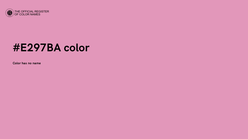 #E297BA color image