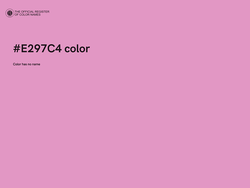 #E297C4 color image