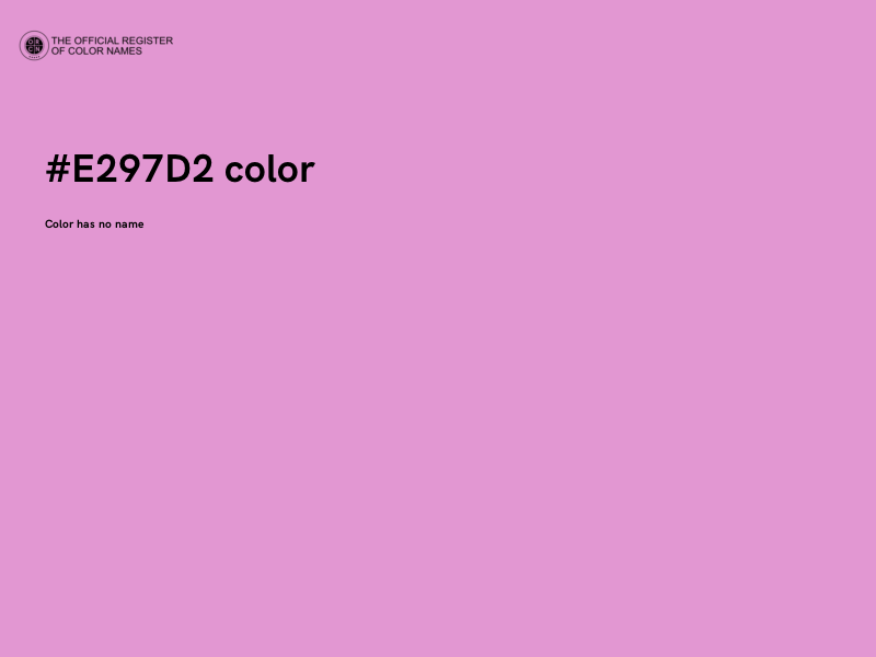 #E297D2 color image