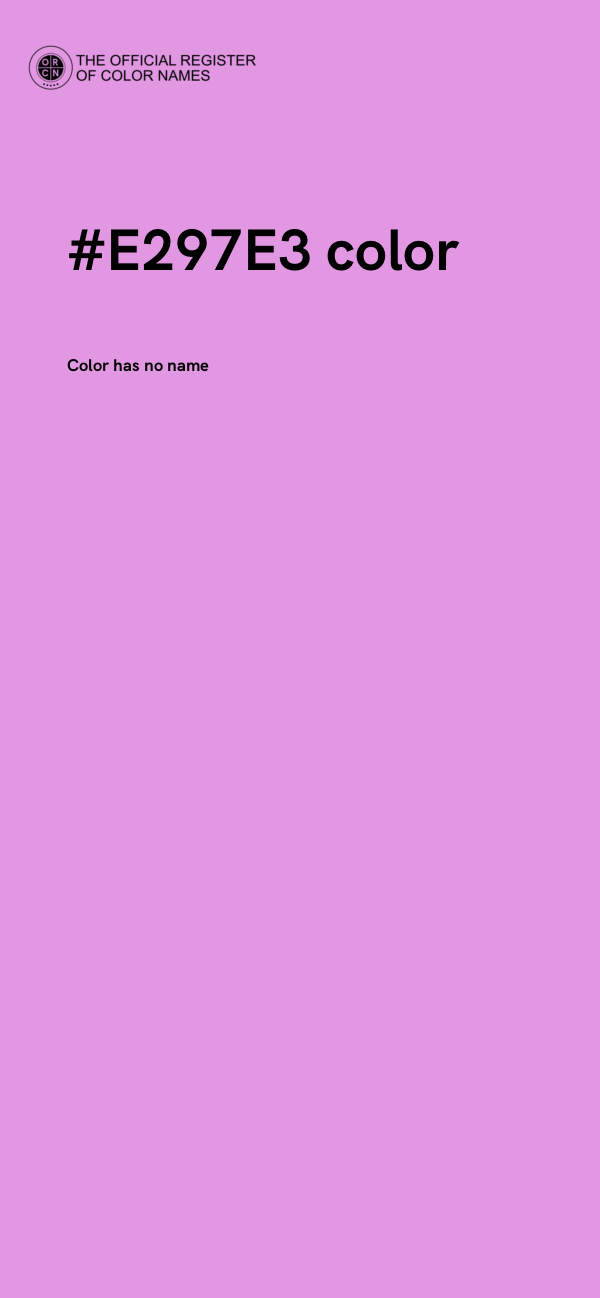 #E297E3 color image