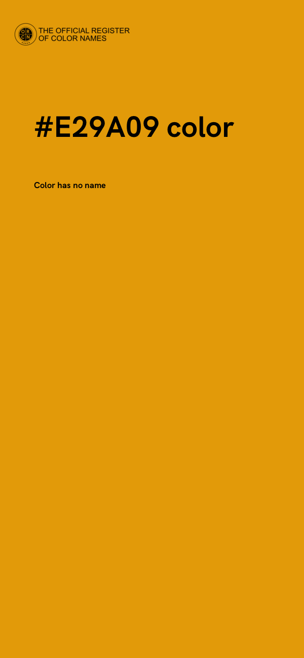 #E29A09 color image