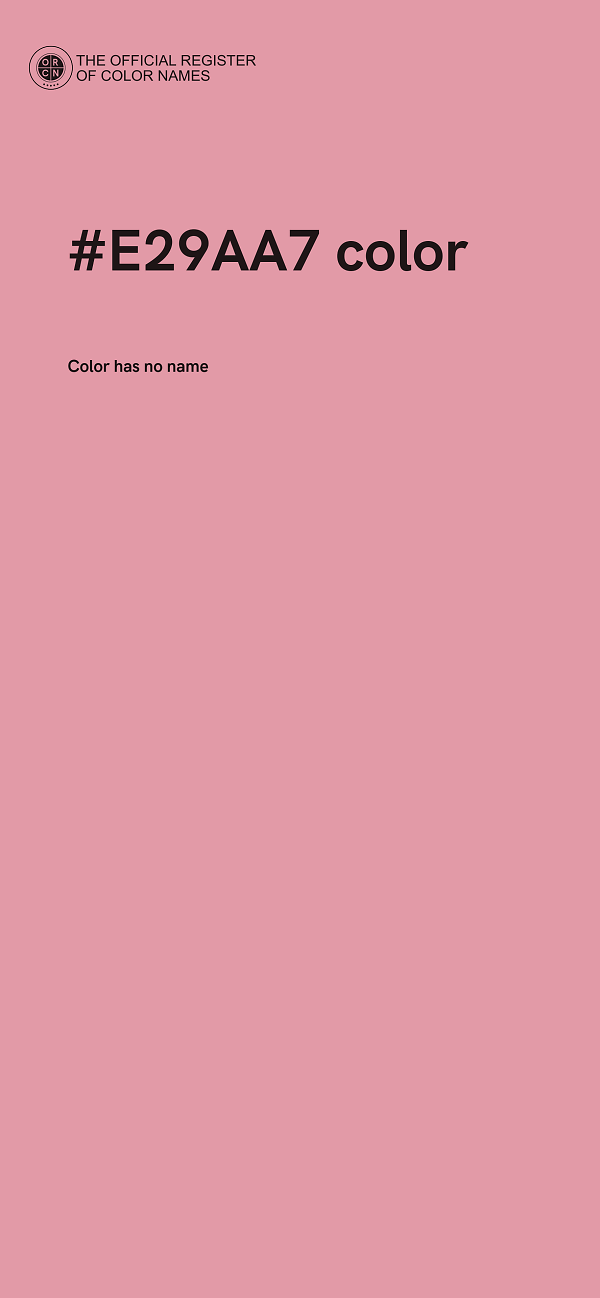 #E29AA7 color image