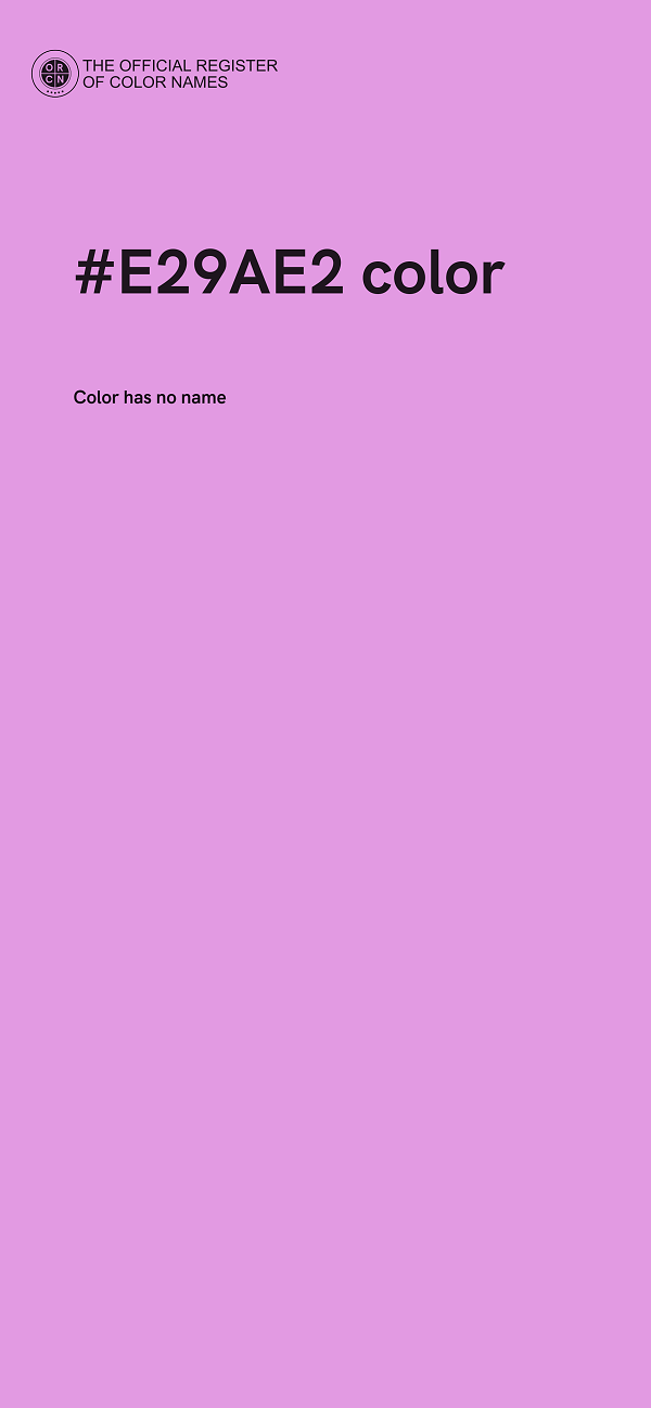 #E29AE2 color image