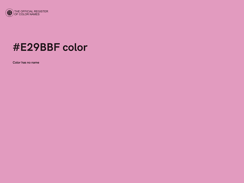 #E29BBF color image