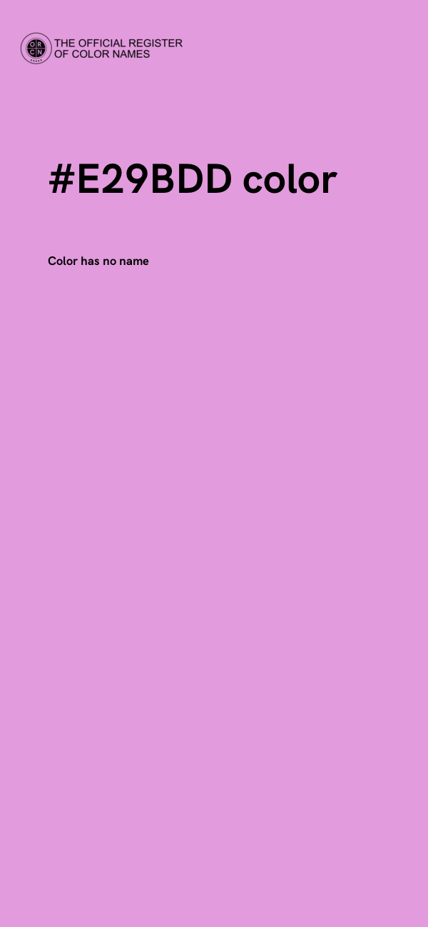 #E29BDD color image