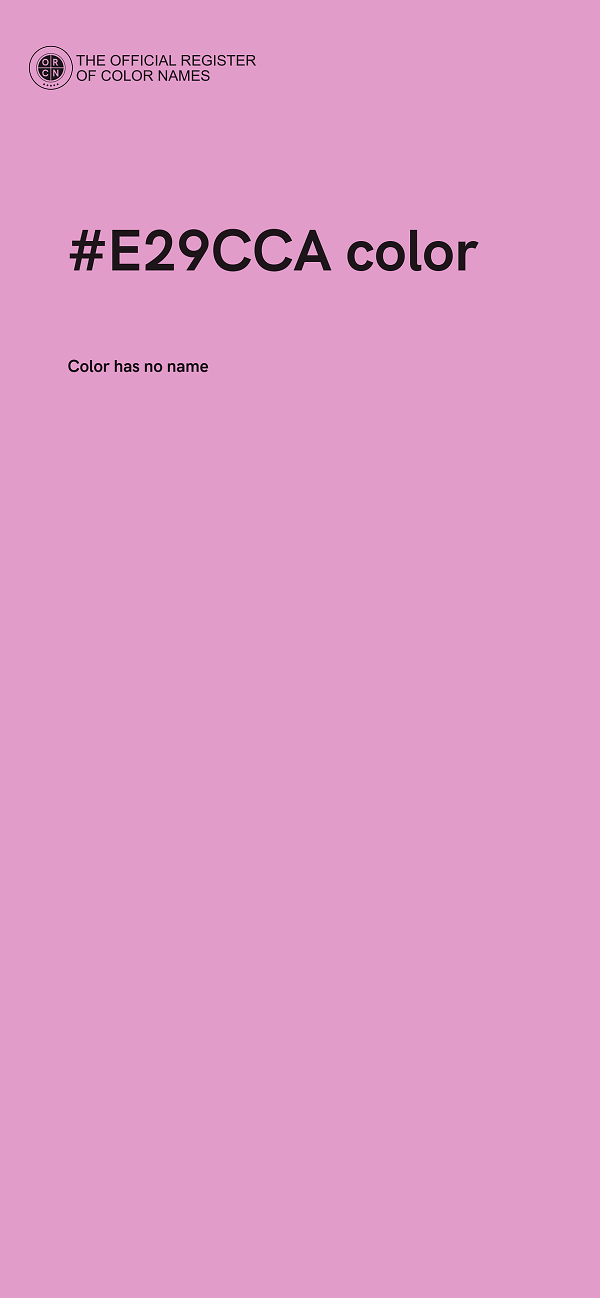 #E29CCA color image