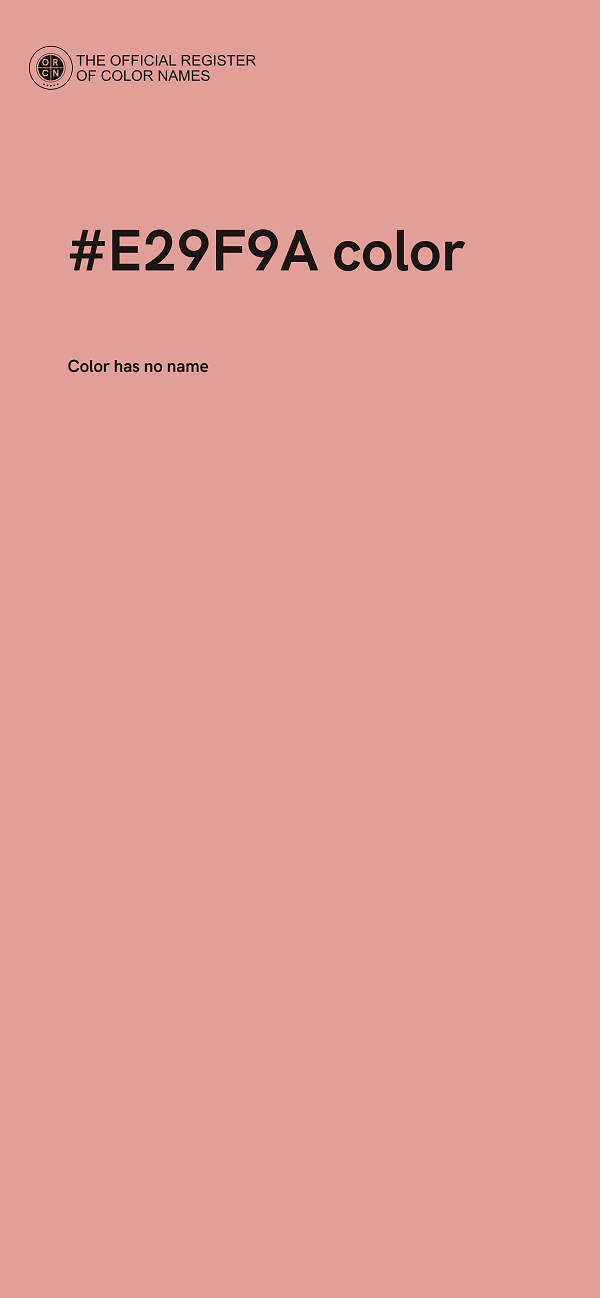 #E29F9A color image