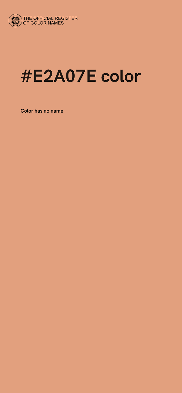 #E2A07E color image