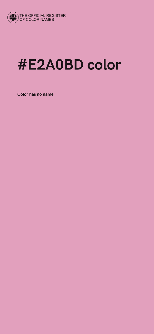 #E2A0BD color image