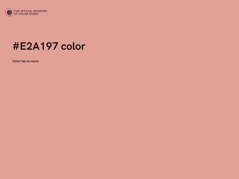 #E2A197 color image