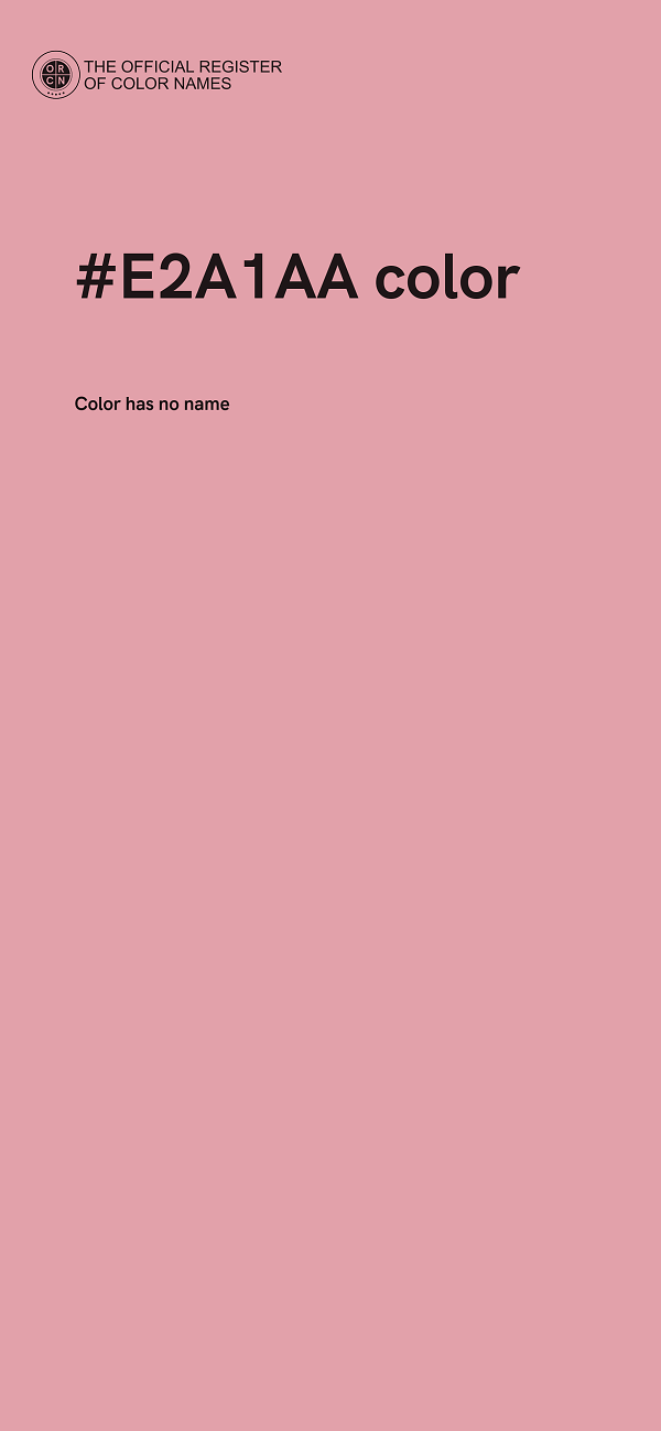 #E2A1AA color image