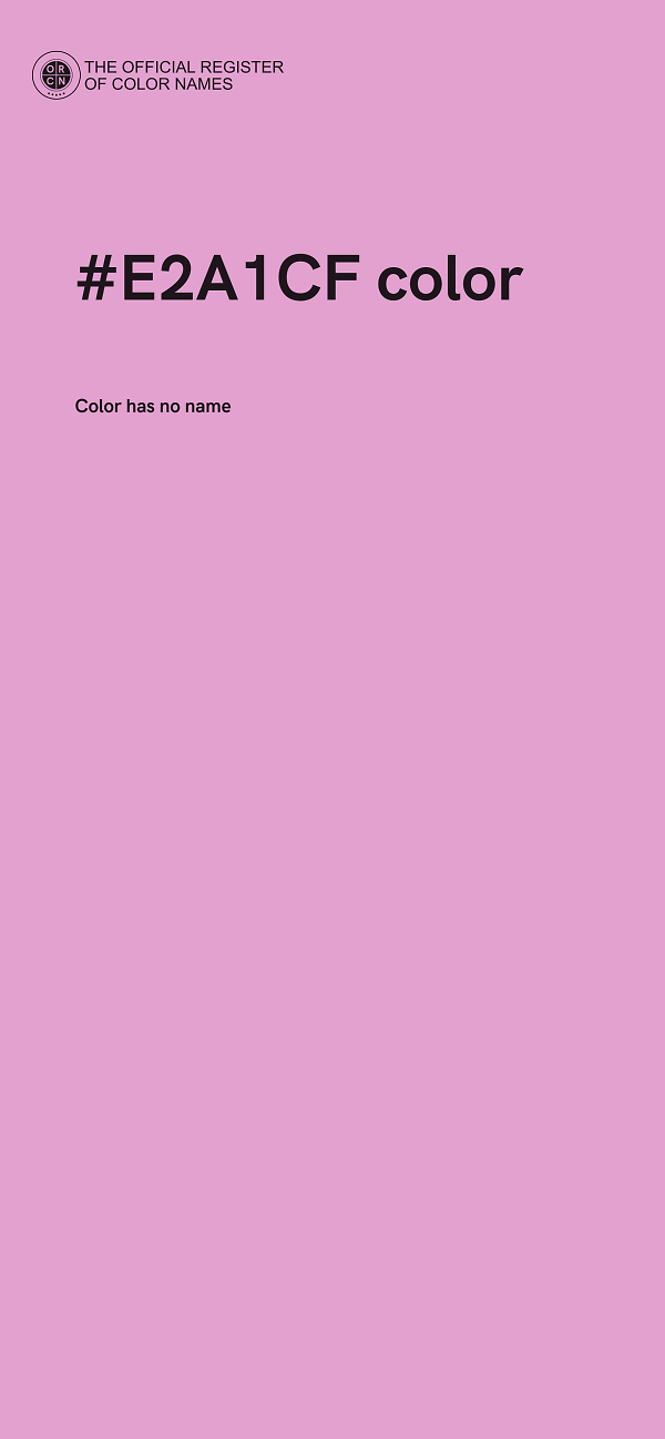 #E2A1CF color image