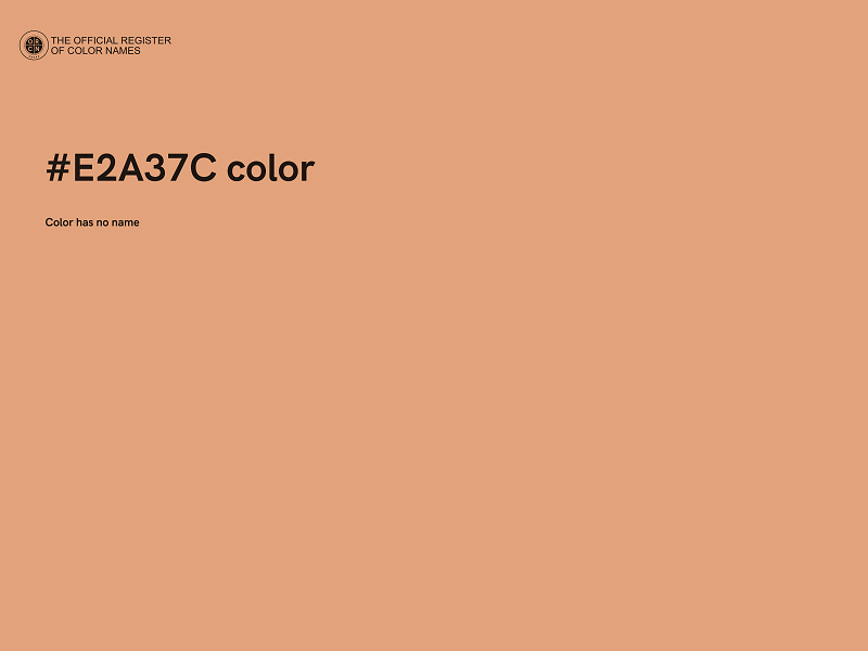 #E2A37C color image