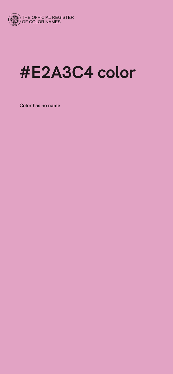 #E2A3C4 color image