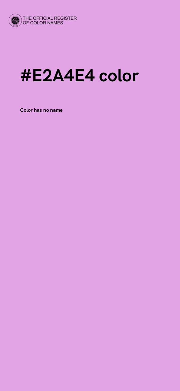 #E2A4E4 color image