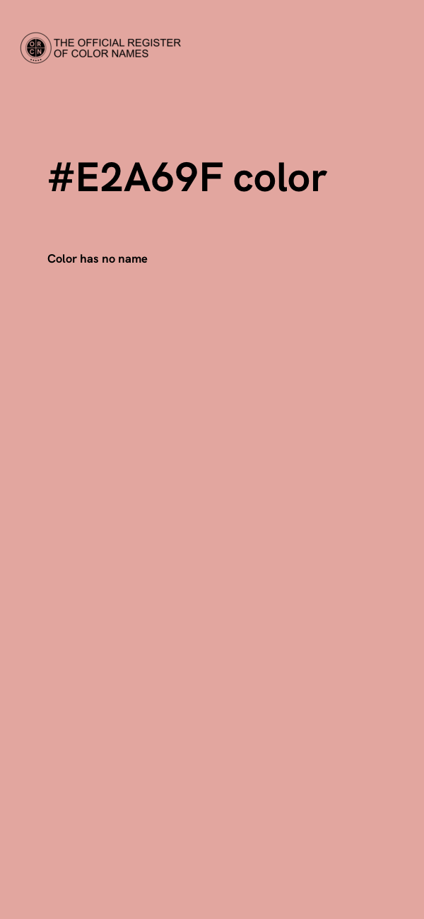 #E2A69F color image
