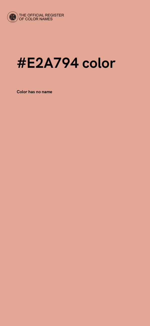 #E2A794 color image