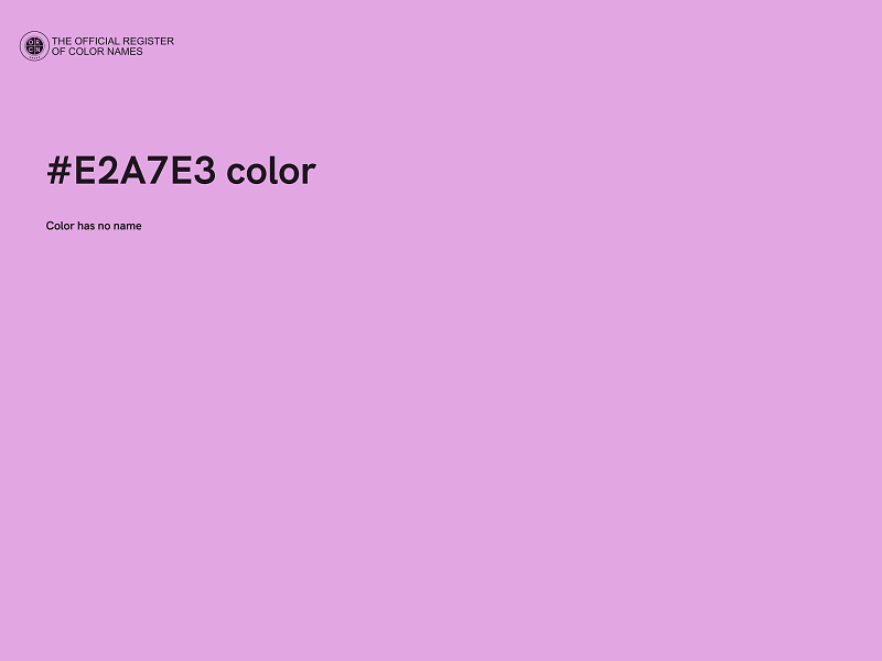 #E2A7E3 color image