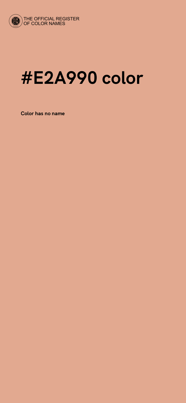 #E2A990 color image