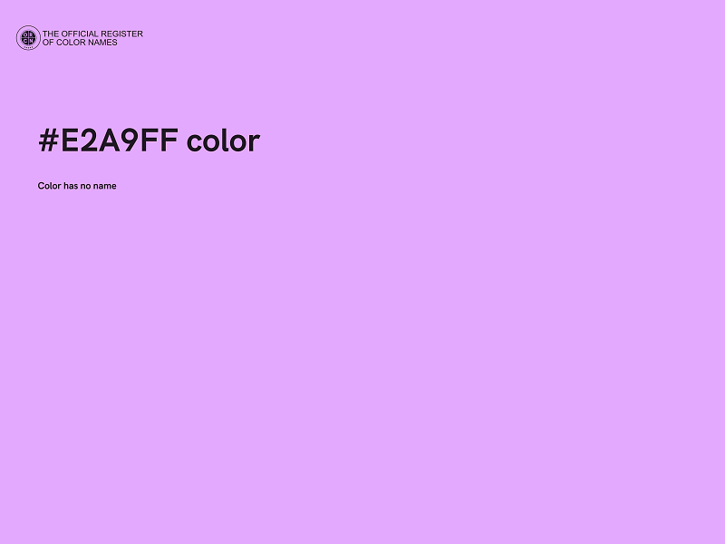 #E2A9FF color image