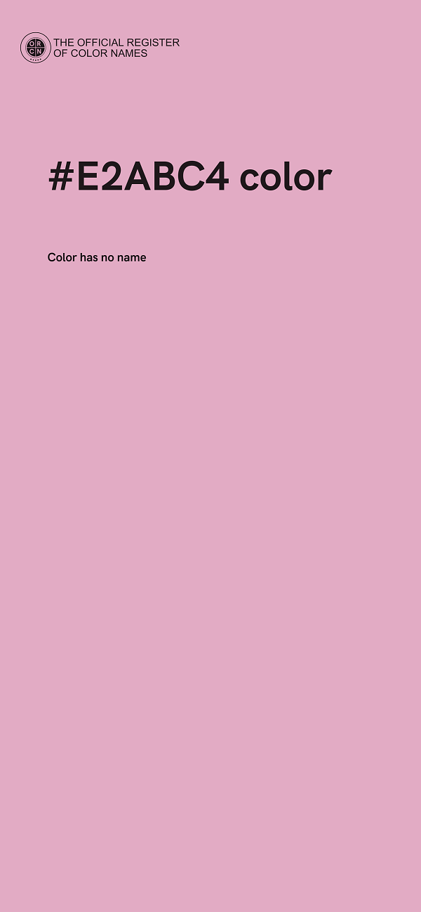 #E2ABC4 color image