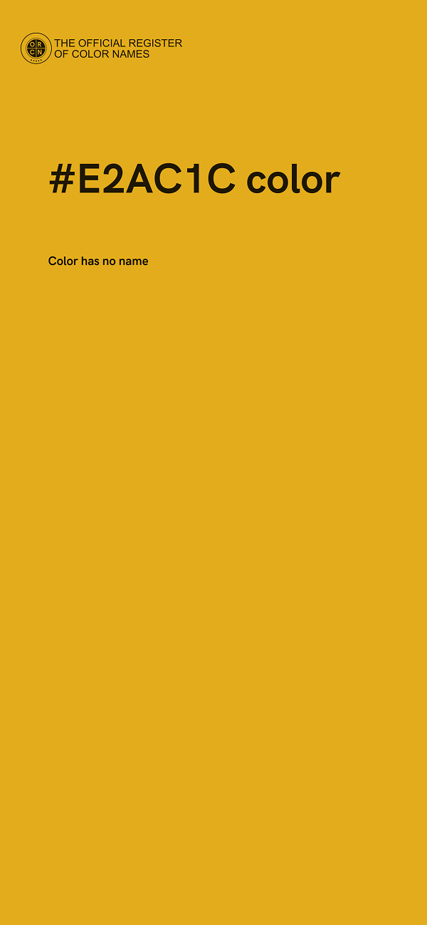 #E2AC1C color image