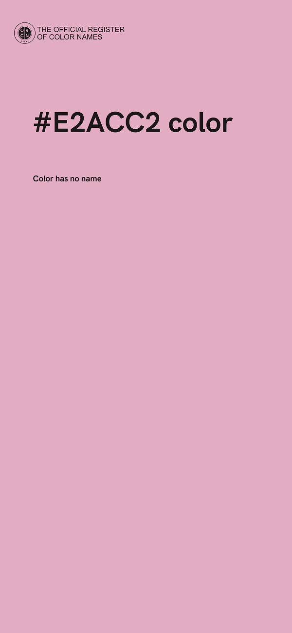 #E2ACC2 color image