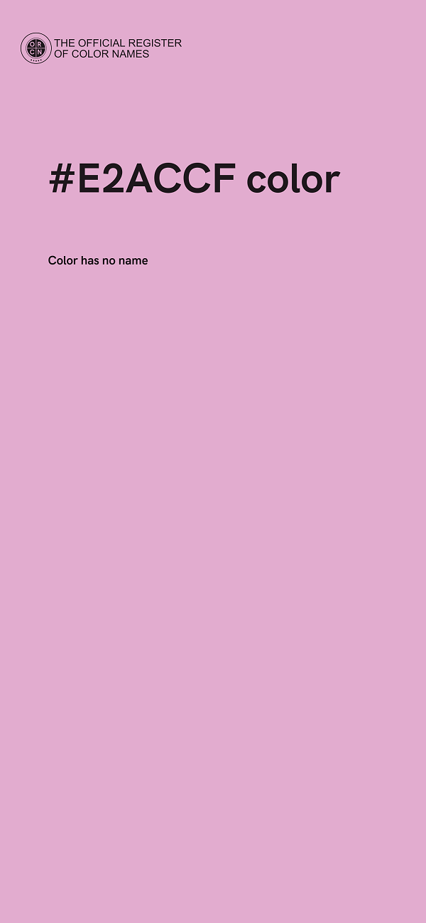 #E2ACCF color image