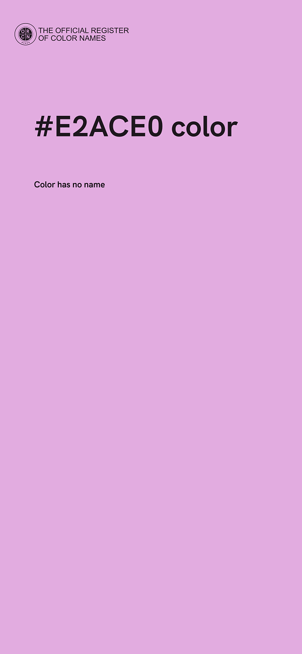 #E2ACE0 color image