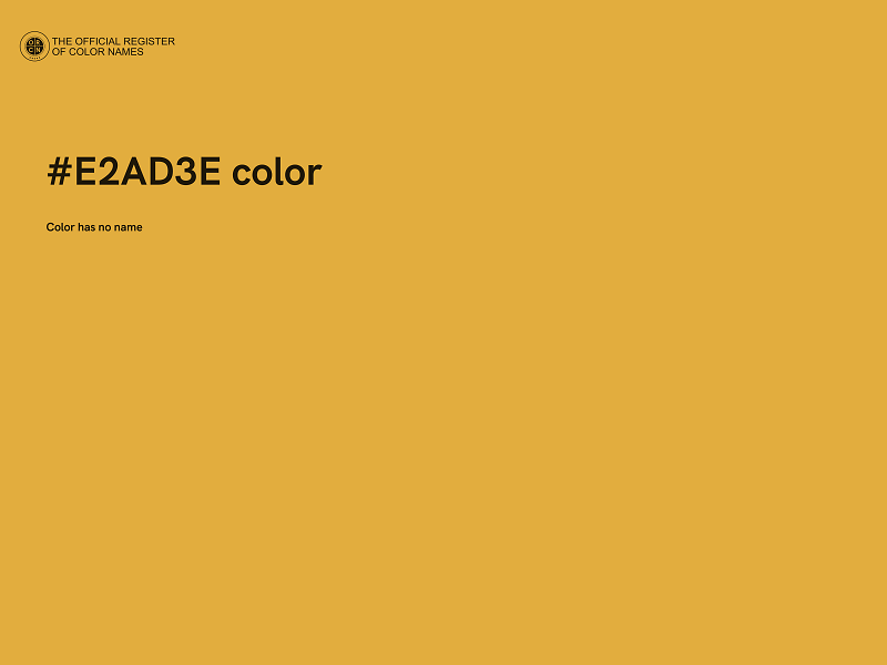 #E2AD3E color image