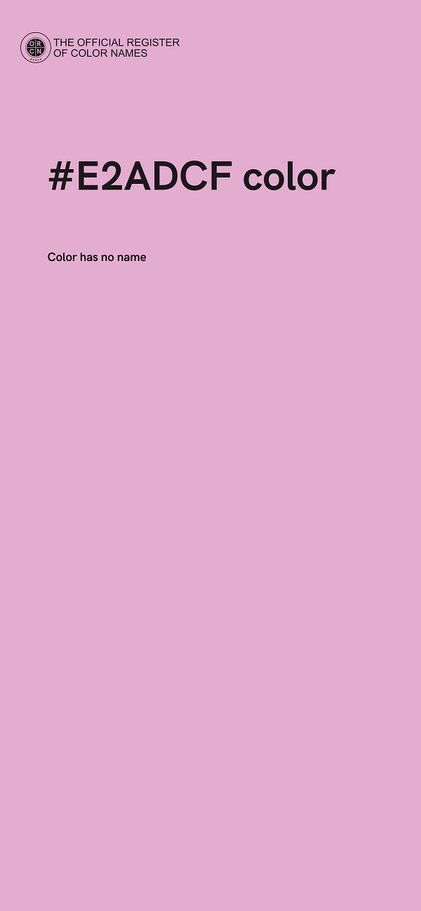 #E2ADCF color image