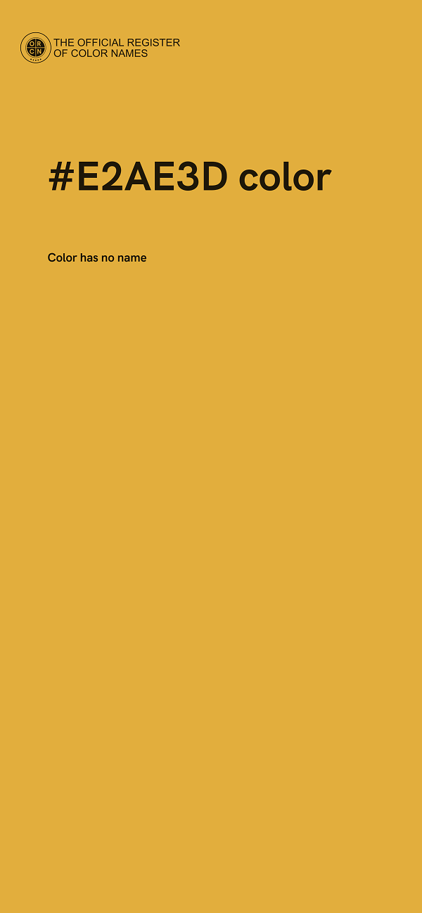 #E2AE3D color image