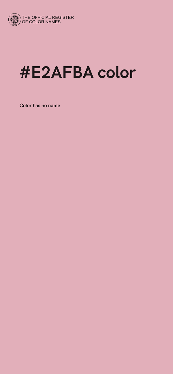 #E2AFBA color image