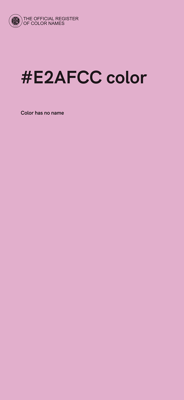 #E2AFCC color image