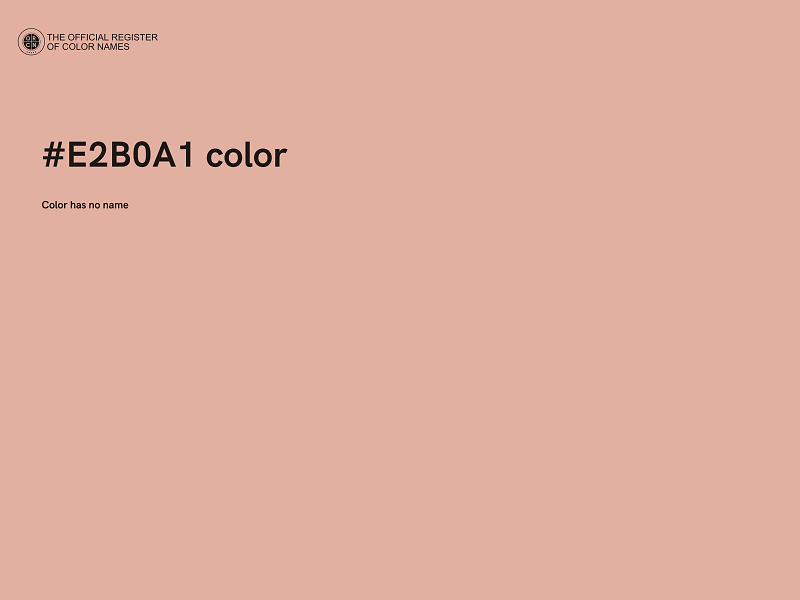 #E2B0A1 color image