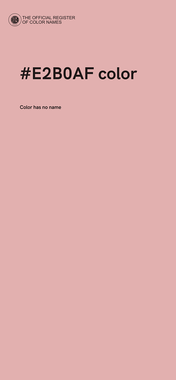 #E2B0AF color image