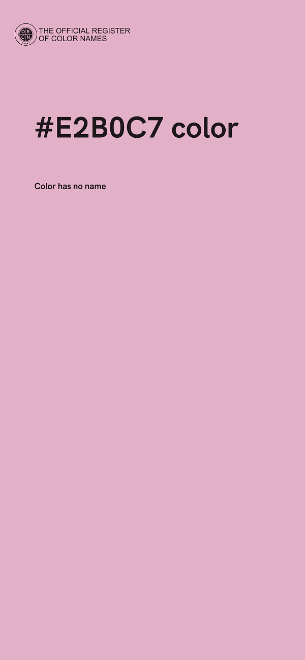 #E2B0C7 color image