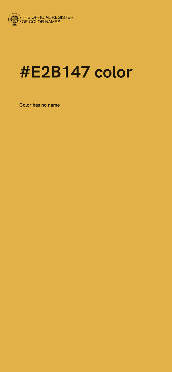 #E2B147 color image