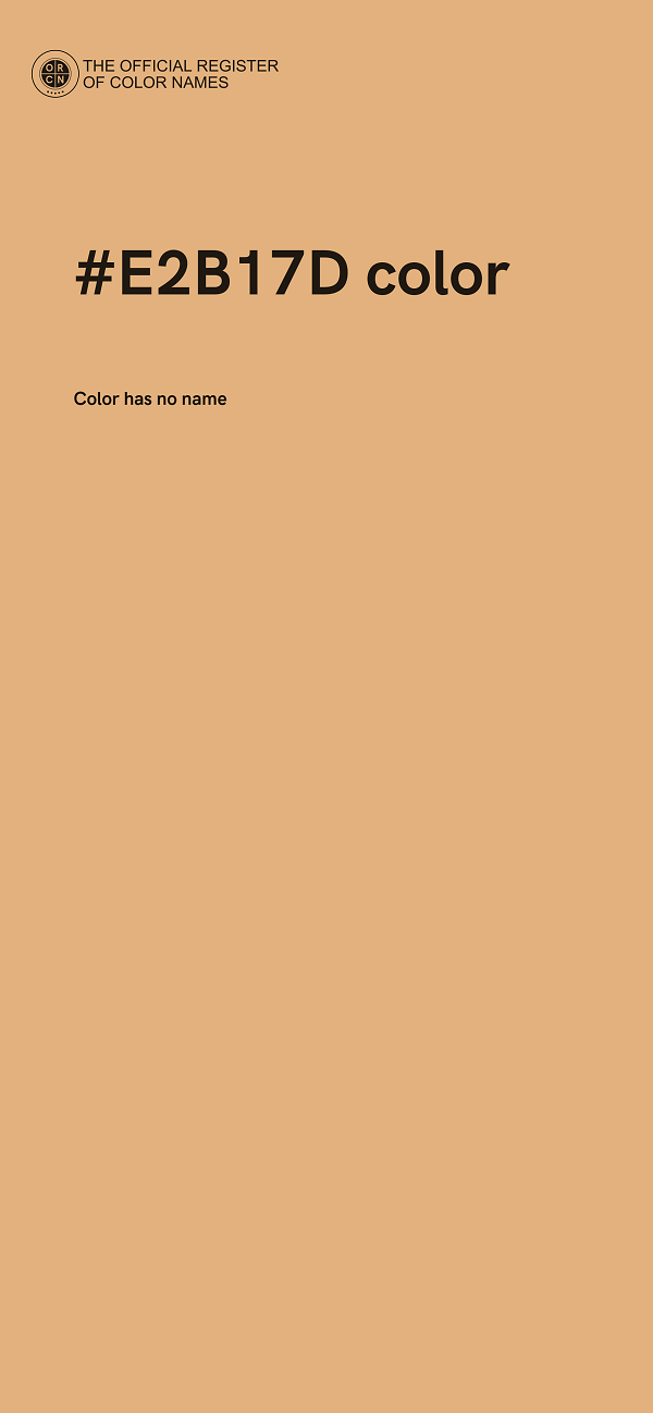 #E2B17D color image