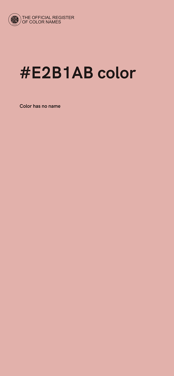 #E2B1AB color image