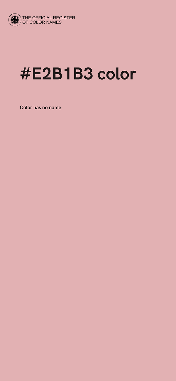 #E2B1B3 color image
