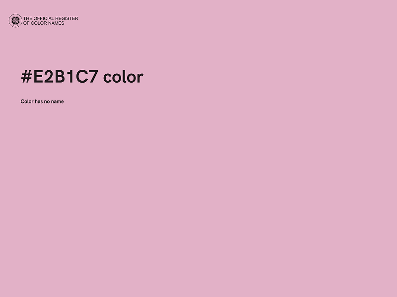 #E2B1C7 color image