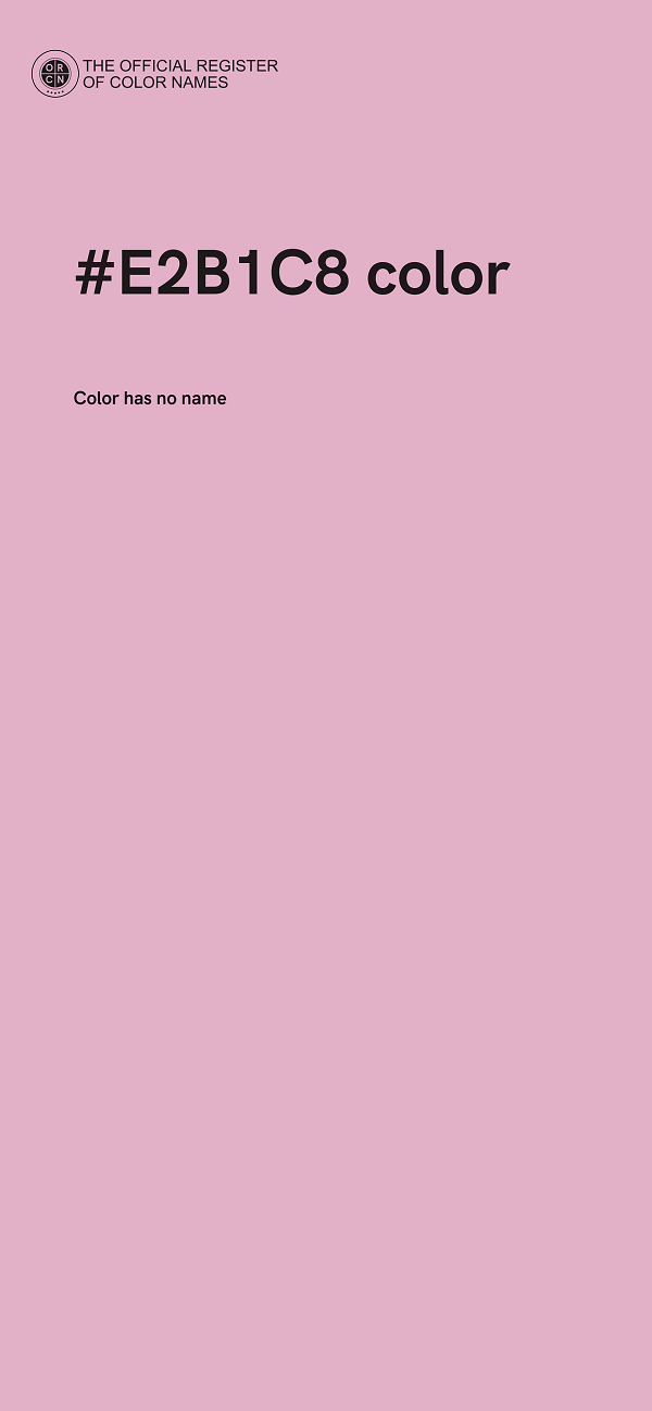 #E2B1C8 color image